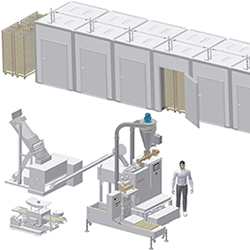 120 Kg Static Nest Line With Vacuum