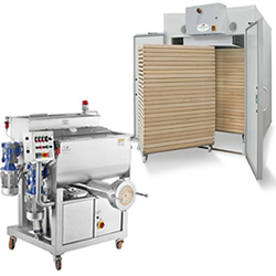 2xP200 EC200 Static Pasta Production Line