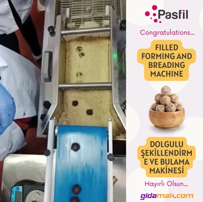 Dolgulu Hamur Şekillendirme Ve Kaplama Makinesi