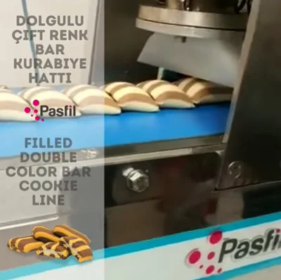 Çift Renk Dolgulu Bar Kurabiye Hattı