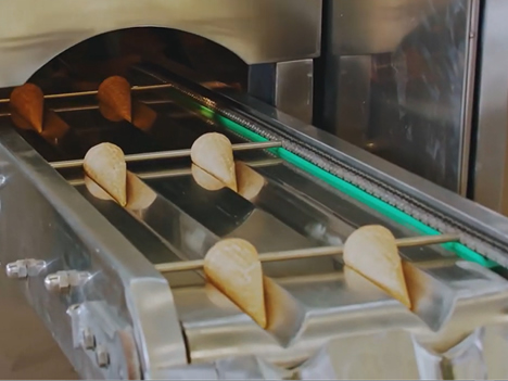 Automatic Ice Cream Rolled Cone Production Line