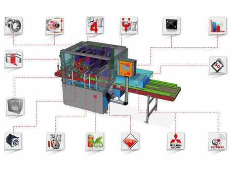 QuatroMax Four Hoppers Cookie Machine